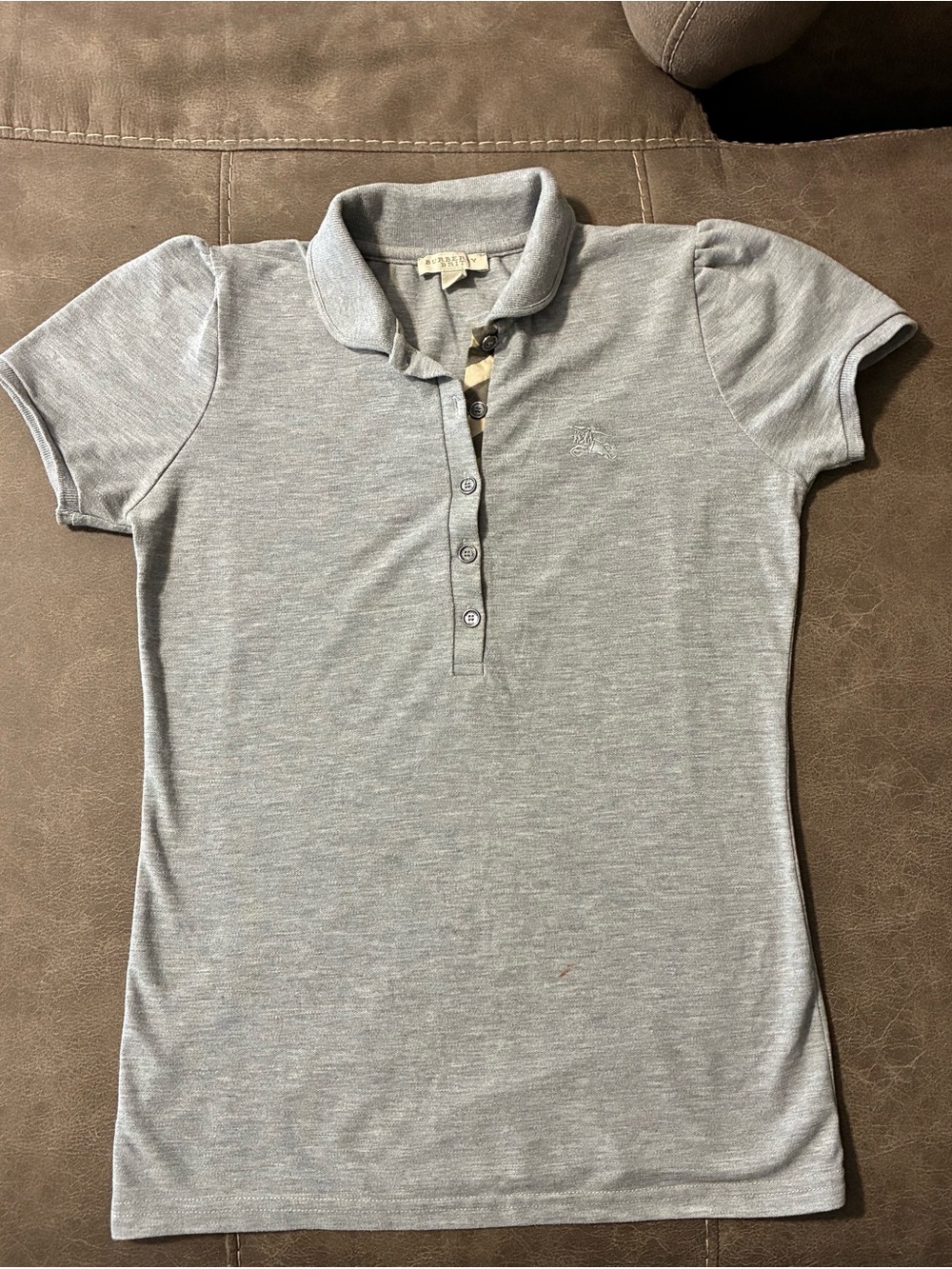 Burberry Brit Women’s Premium Short Sleeve Polo Shirt Size Women's S